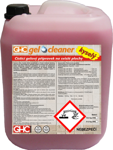 GHC Gel-cleaner kyselý - kanystr 10 L