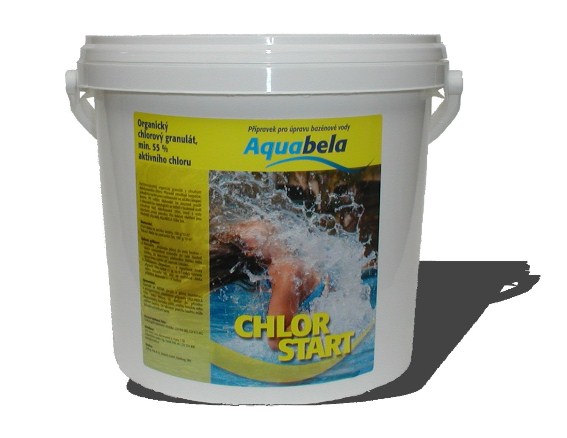 Aquabela Chlor START - kyblík 3 kg