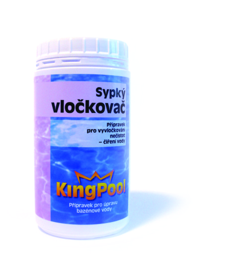 KingPool Vločkovač sypký - dóza 1 kg