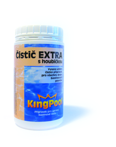KingPool Čistič EXTRA s houbičkou -  dóza 0,5kg
