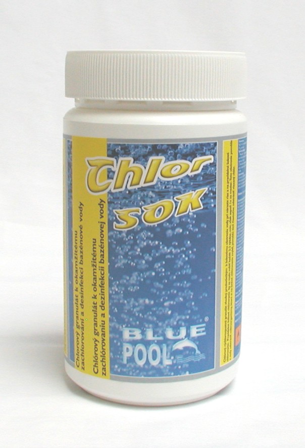 BluePool Chlor ŠOK - dóza 1 kg