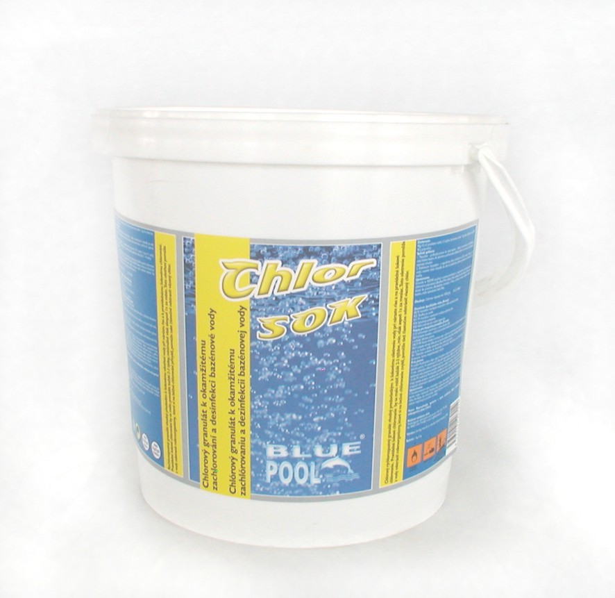 BluePool Chlor ŠOK - kyblík 5 kg