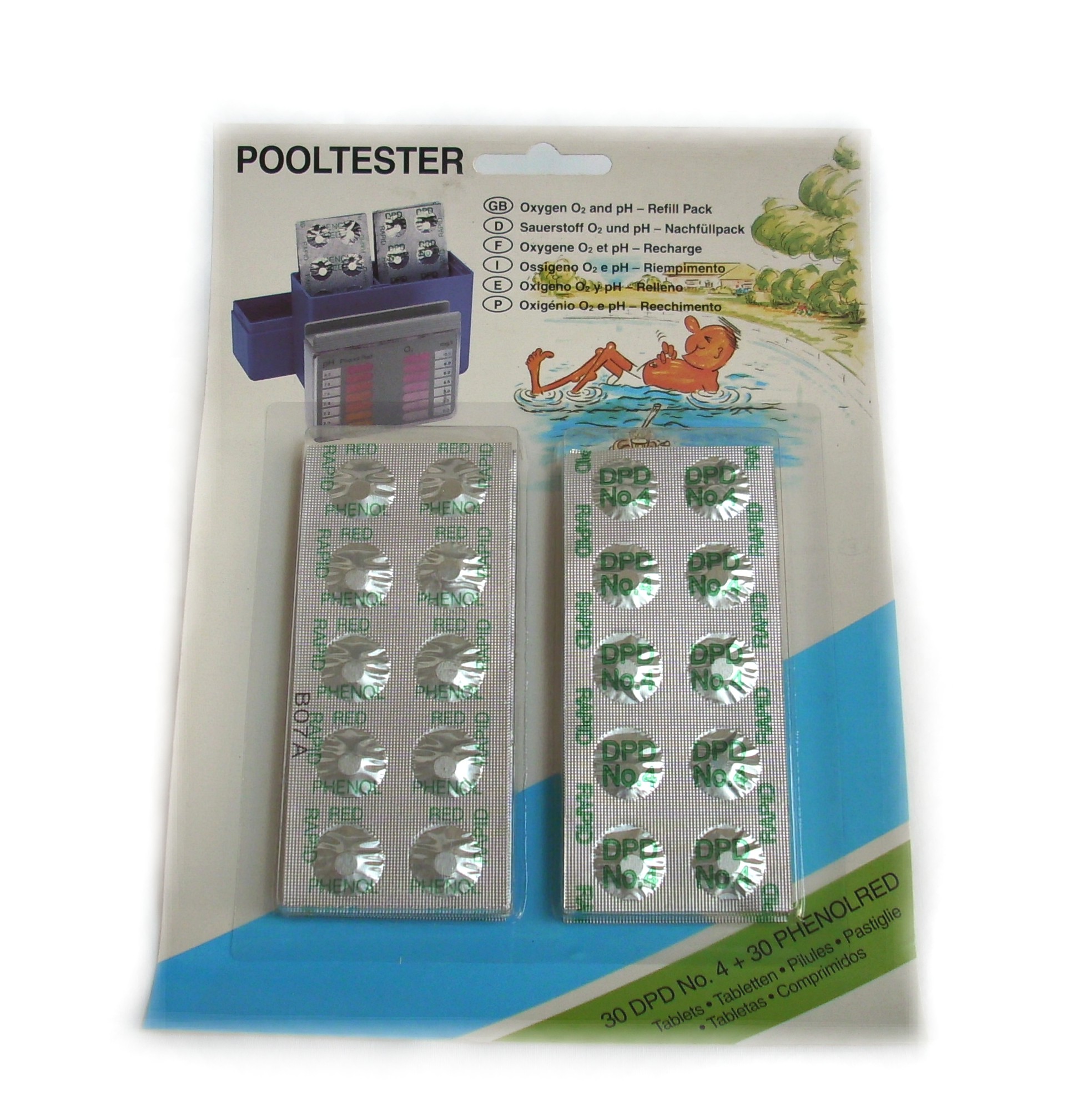 Reagenční tablety DPD1/PHENOLROT Blistr-pack