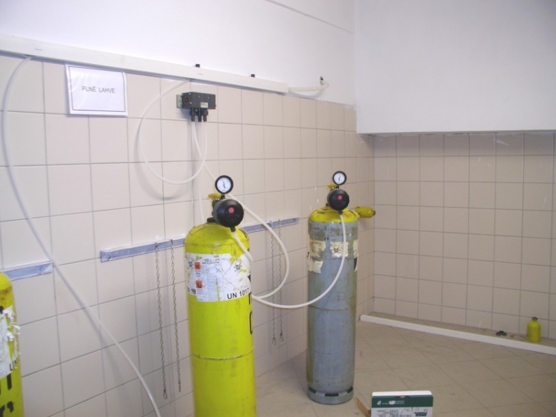 Chlorátory na tlakových lahvích