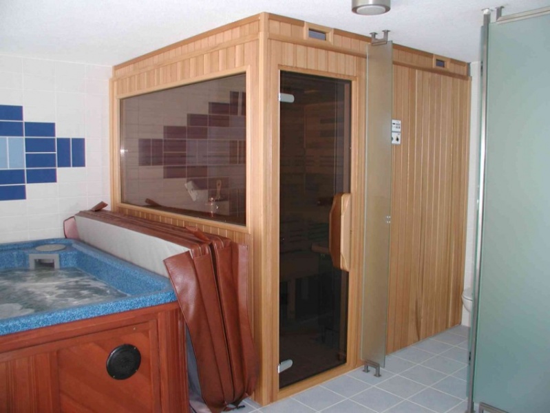 Sauna z cedrového dřeva