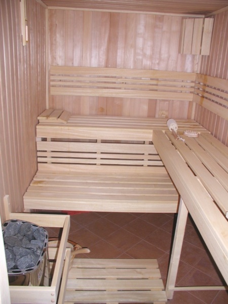 Sauna detail